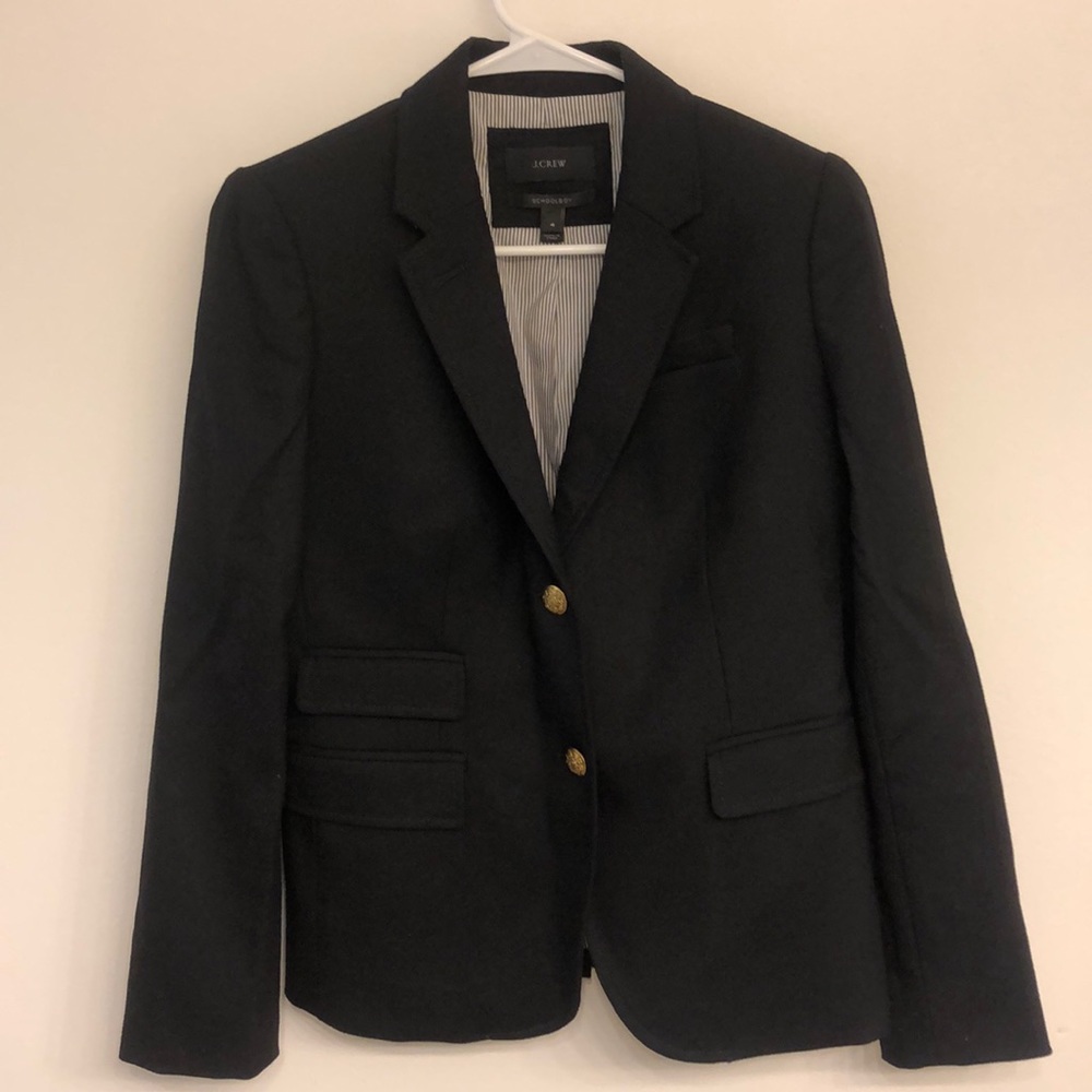 J. Crew Black schoolboy blazer - sz 4